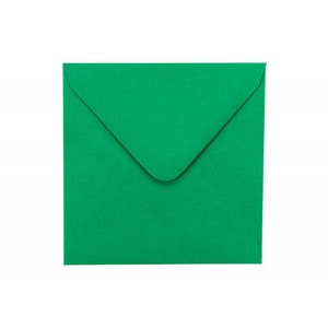 Vierkante omslag "fir green" 11 x 11 cm / Voor Little Notes / Envelop
