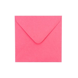 Vierkante envelop "Pink" 11 x 11 cm / Voor Little Notes / Envelop