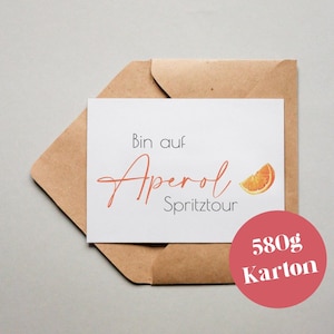 Ontwerpkaart “Ik ben op een Aperol-uitstapje”