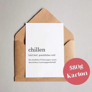 Wörterbuch: chillen