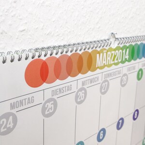 DIN-A2 Wall Calendar / XXL / Planner / Oversize / Calendar / Family Calendar image 3