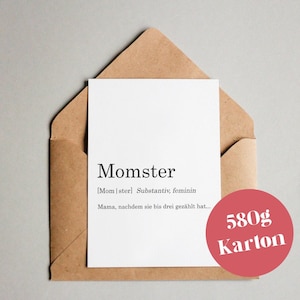 Scheda grafica "Dizionario: Momster"