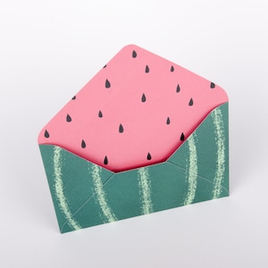 Briefumschlag "Wassermelone"