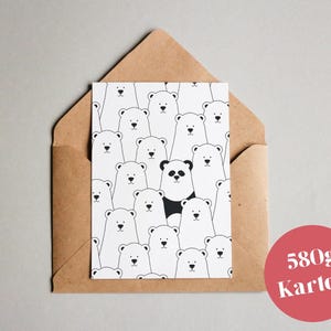 Ontwerpkaart "Anders zijn" / wenskaart / ansichtkaart / cadeaukaart / kunstprint