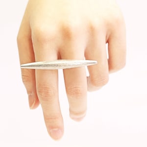 Double Finger Ring in Sterling SIlver +SALE+