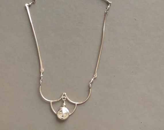 Chicago Tiny Trill Flute Key Clouds Necklace