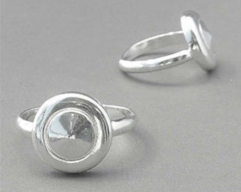 Solid Sterling Silver Tiny Trill Flute Key Ring