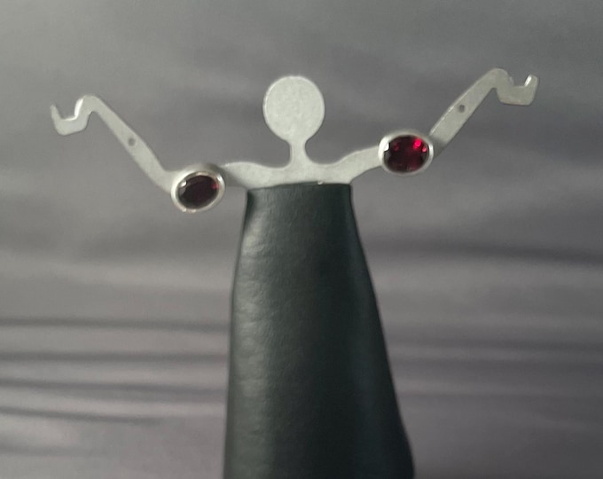 Solid Sterling Silver Earrings with Beads, Pearls, Garnet & Gemstones – Your Choice