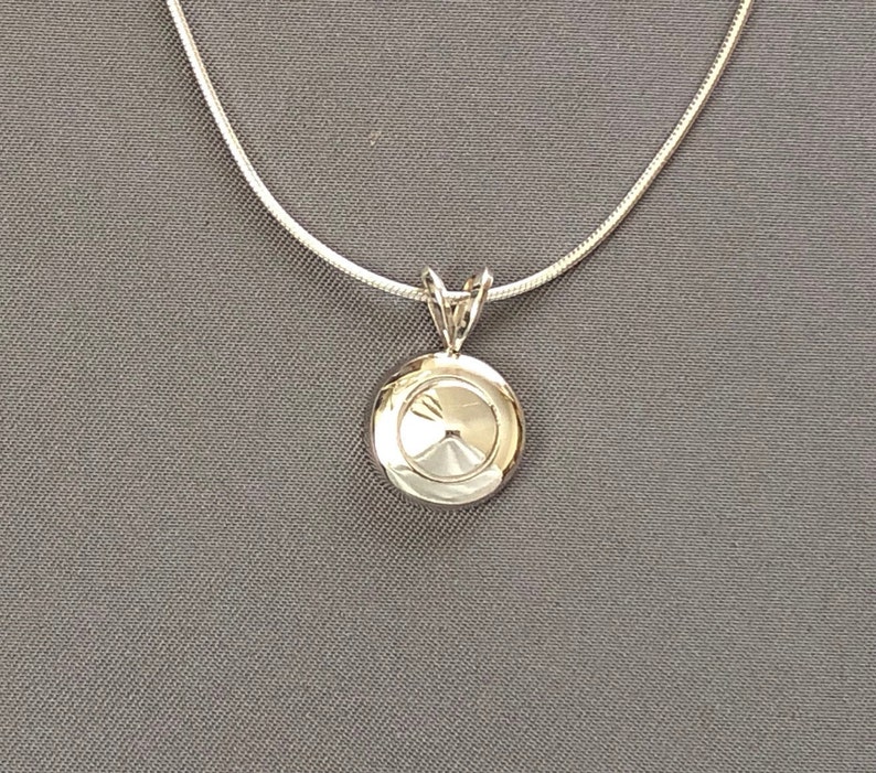 Flute Jewelry, Sterling Silver Flute Key, Necklace Tiny Trill Flute Key