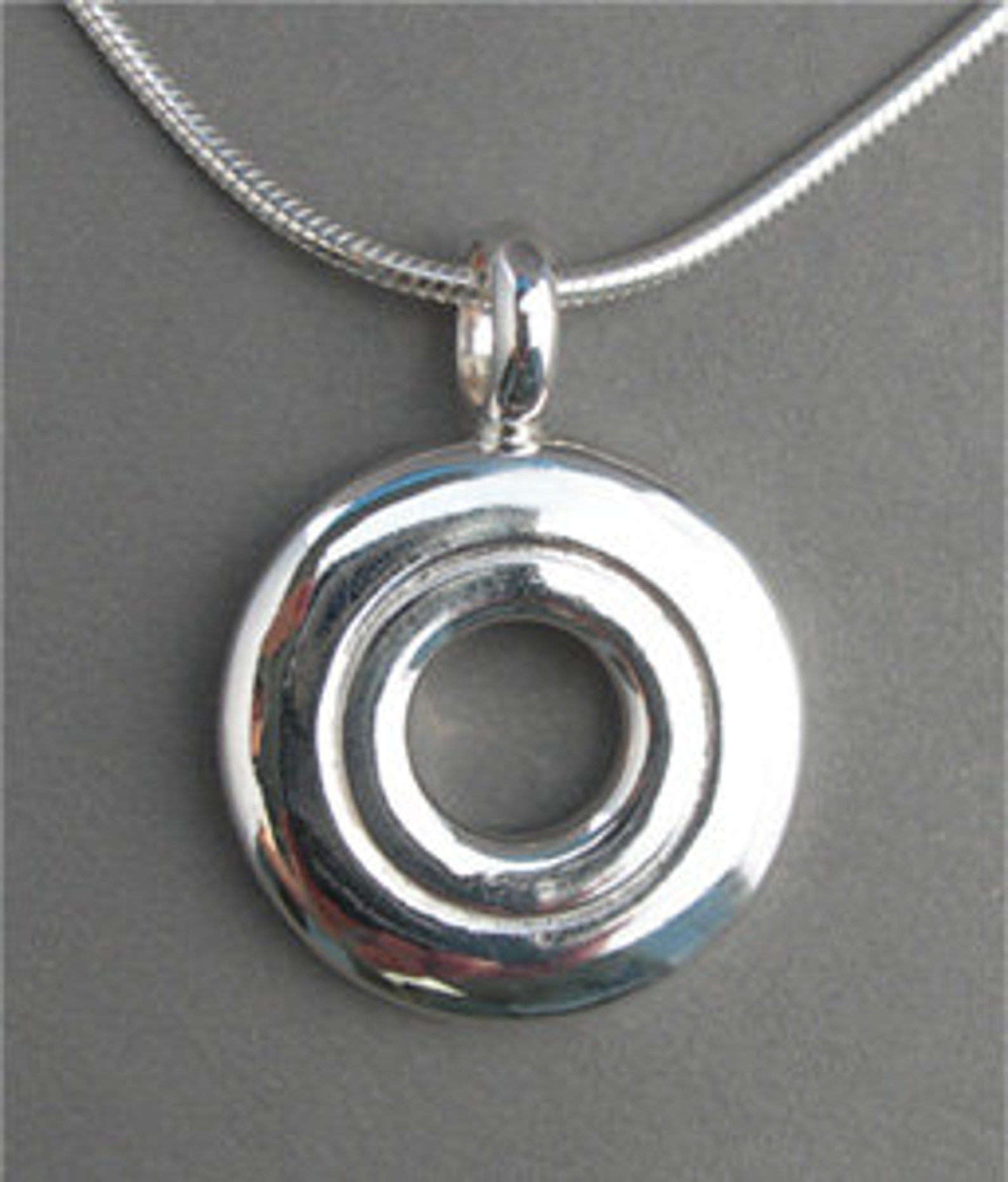 Flute Jewelry Sterling Silver Flute Key Necklace Open Hole Etsy