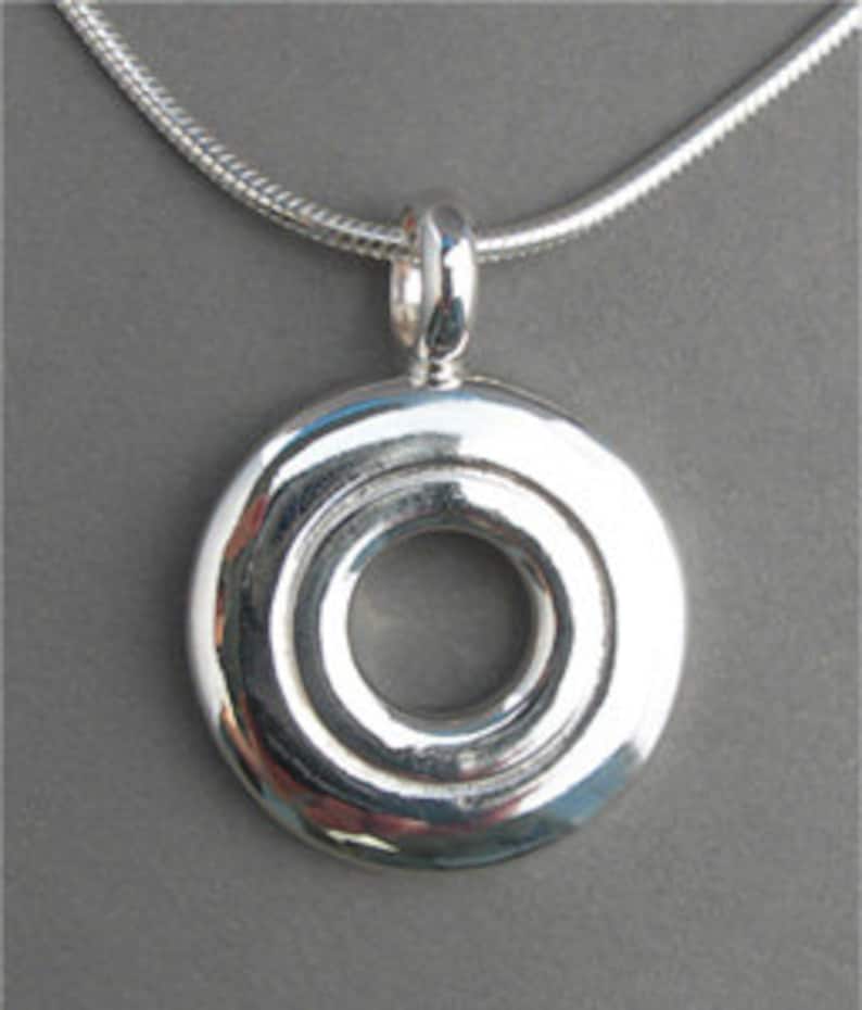 Flute Jewelry Sterling Silver Flute Key Necklace Open Hole Etsy
