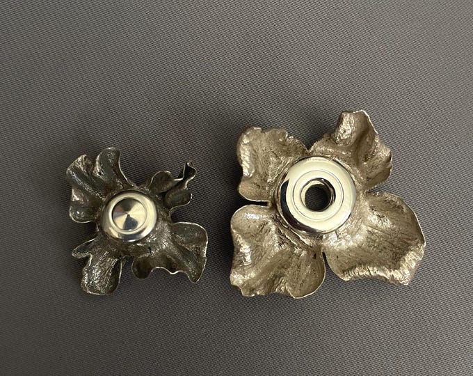 Solid Sterling Silver Persimmon Pin Covers for Flute Key Pins