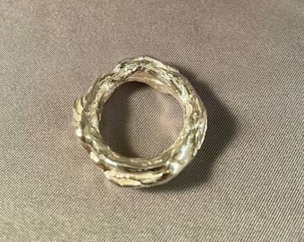 Solid Sterling Silver Branch Ring