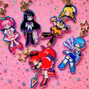 Madoka Magica Acrylic Keychains