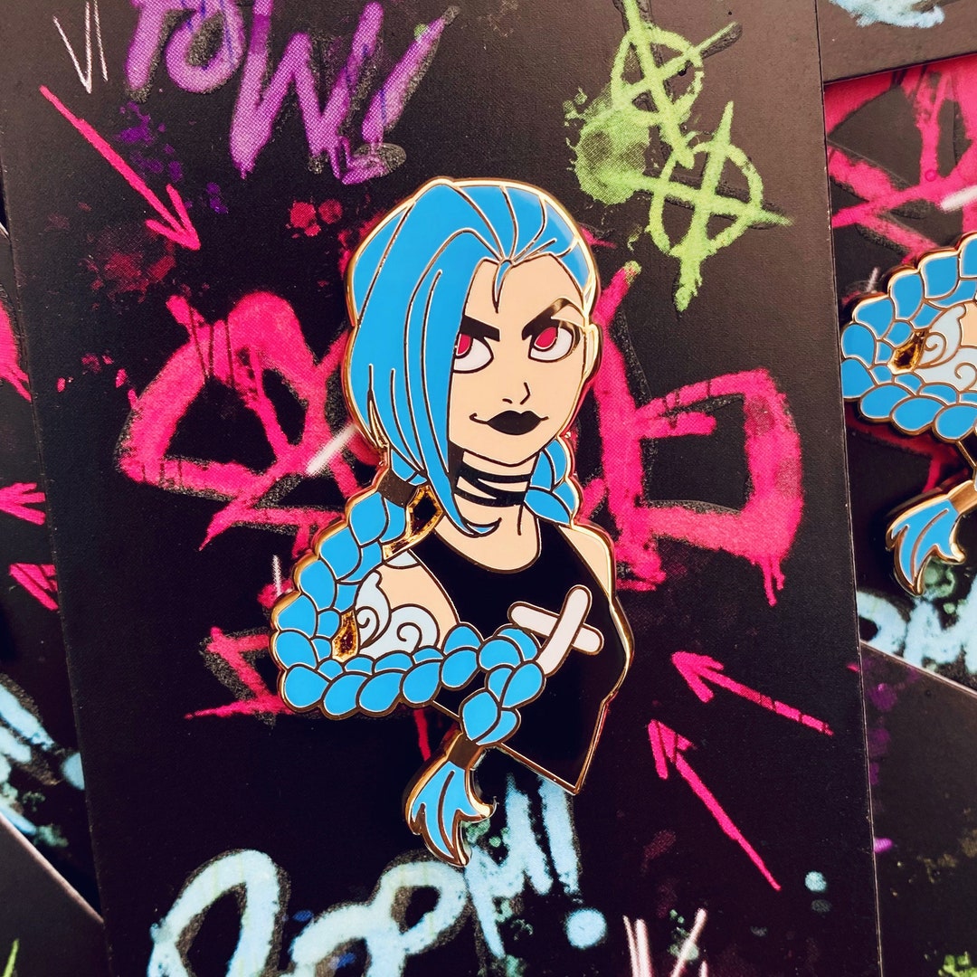 Jinx Arcane League of Legends Enamel Pin Etsy