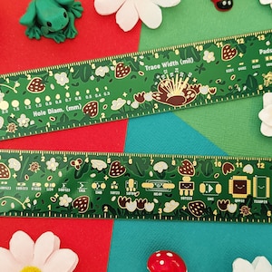 Strawberry Floral Circuits Ruler - Pcbart Cute Electronics Guide - Two ...