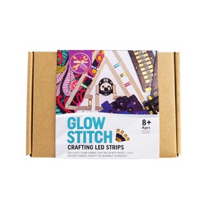 GlowStitch Maker Kit - Machine Sewable LEDs - Electronics Wearable Tech Educational Kids STEM Makerspace Activity