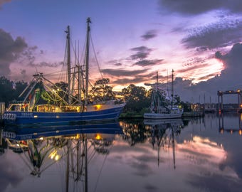 Shrimp boat Beau Rivage ~ Bayou La Batre, Alabama Photograph by Gulf Coast Photographer David Salters