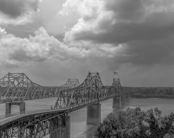 Mississippi River at Vicksburg Photograph by Gulf Coast Photographer David Salters