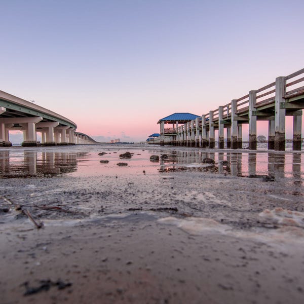Low Tide ~ Ocean Springs, Mississippi Photograph by Gulf Coast Photographer David Salters