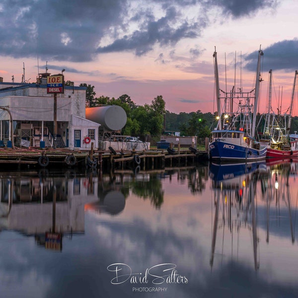 Limited Edition Shrimp Boat Rico Bayou La Batre Fine Art Photography by David Salters