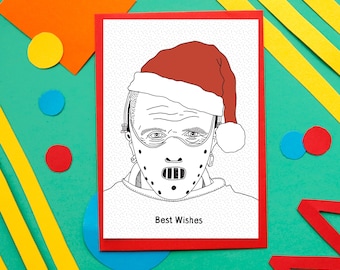 Hannibal Lecter Birthday Card Or Xmas Card Quality Personalised Silence Of Lambs 