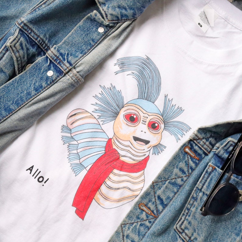 Worm from Labyrinth Unisex Cotton T-shirt