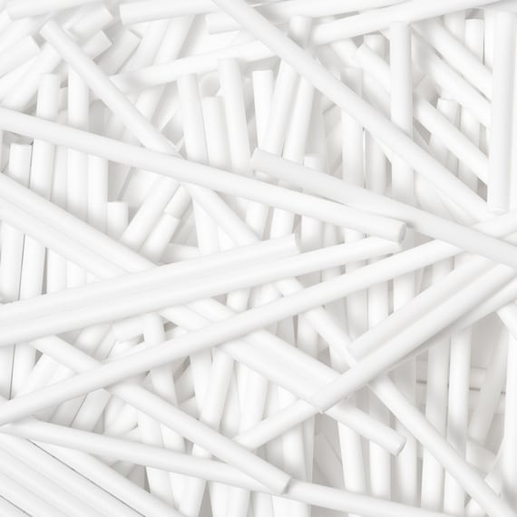 5 Tiges En Plastique Blanc Pour Chevilles De Gâteau - 12 Pouces (30cm) - Réutilisables - Neuf