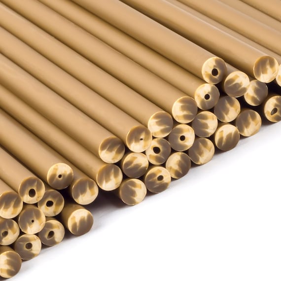 Gold Plastic Lollipop Sticks 150mm X 4.5mm X 50 