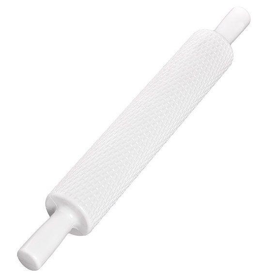 Fondant Roller White Zig Zag Impression Rolling Pin -  Israel