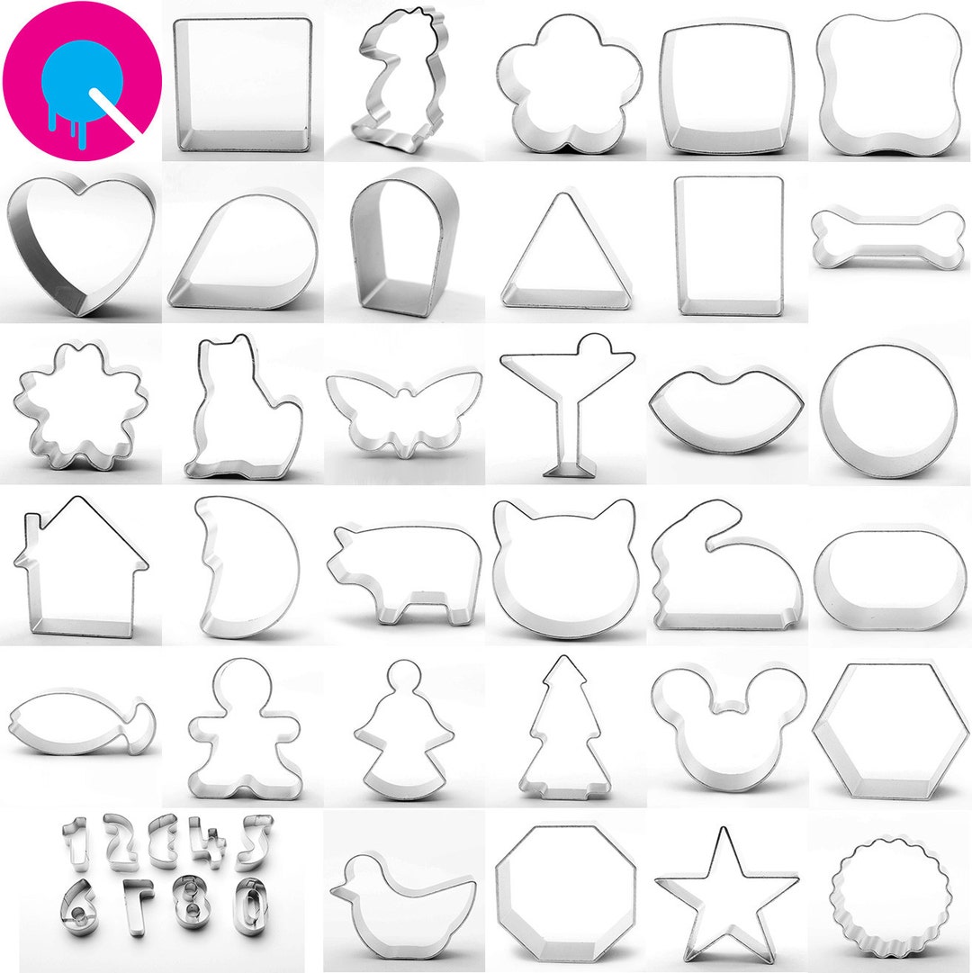 40 Piece Cookie Cutter Collection Multi Pack Etsy