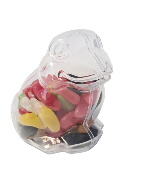 Frog Fillable Plastic Sweet Container Decoration Crafts Etsy