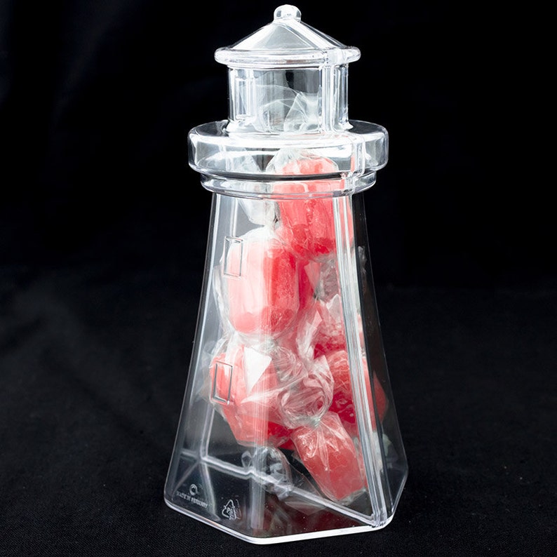 Fillable Lighthouse Transparent Plastic Decoration Container Wedding ...
