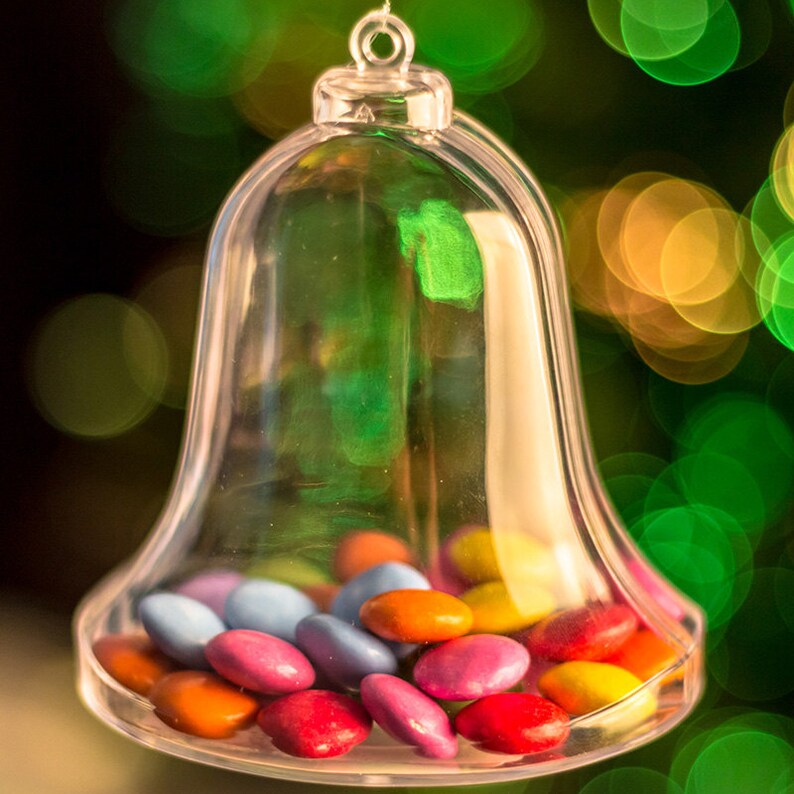 Fillable Bell Shaped Christmas Decoration - Etsy UK