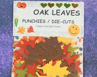 100 OAK LEAVES, Punchies/Die Cuts, Fall/Autumn
