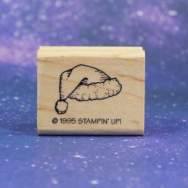 Santa Rubber Stamp Etsy