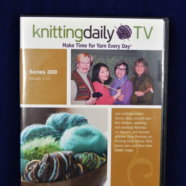 Knitting Daily TV, Series 300 DVD, 4-DVD Set