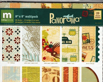 PANORAMA 8x8 Scrapbook Paper Pack, Making Memories