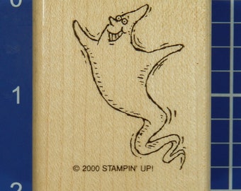 FANTASMA SORRINDO, Carimbo de Borracha Montado, Stampin' Up!