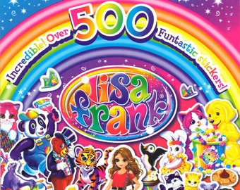 Lisa Frank Sticker Booklet, Over 500 Stickers