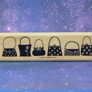 CARTERAS Borde, Sello de caucho montado, Stampin' Up!