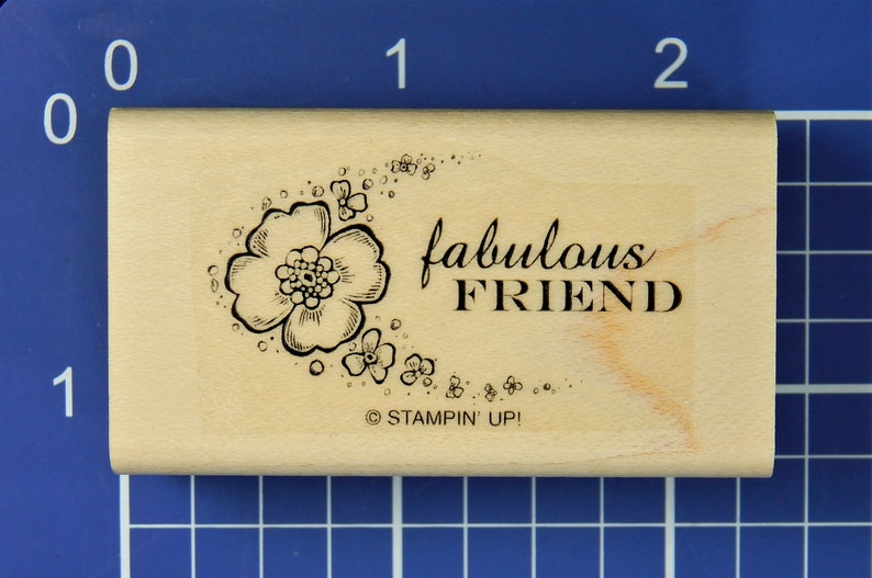 Mounted Rubber Stamp by Stampin/' Up! FABULOUS FRIEND