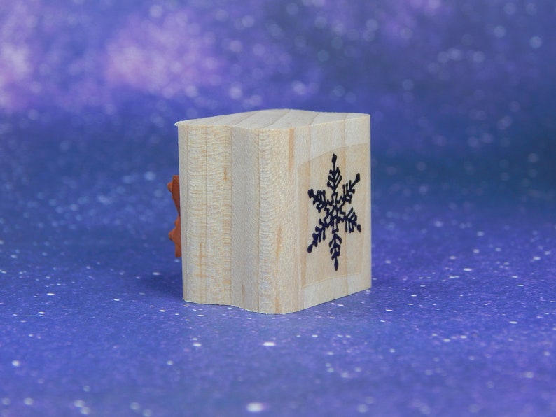 SNOWFLAKE Stampin/' Up! Wood Mounted Rubber Stamp