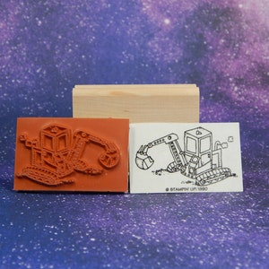 BACKHOE, Unmounted Rubber Stamp by Stampin&#39; Up!