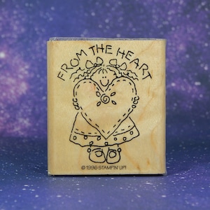 FROM THE HEART, Mounted Rubber Stamp, Stampin' Up!