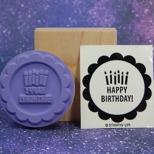 HAPPY BIRTHDAY, Unmounted Rubber Stamp, Stampin&#39; Up!