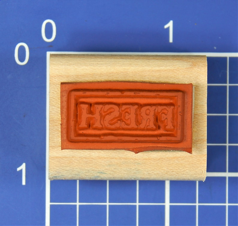 FRESH Wood Mounted Rubber Stamp by Stampin/' Up!