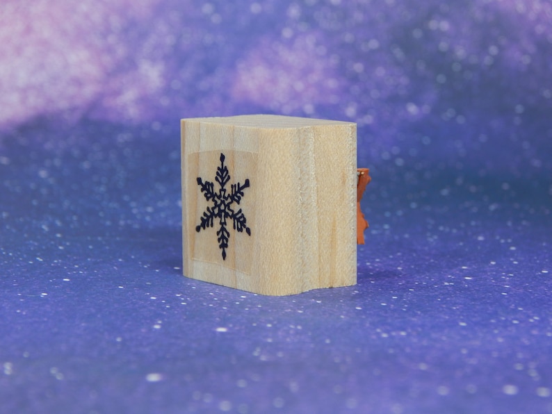SNOWFLAKE Stampin/' Up! Wood Mounted Rubber Stamp