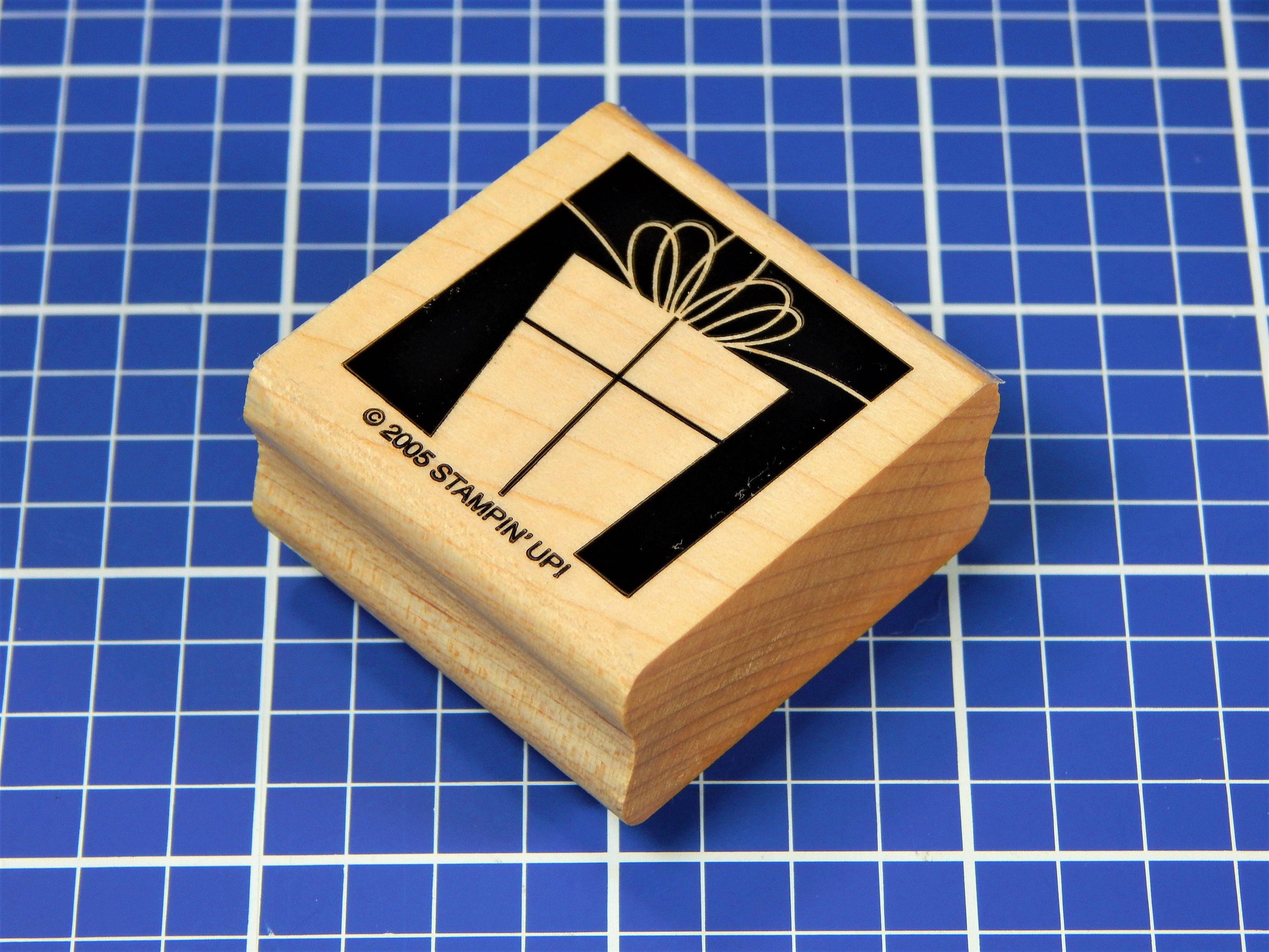 Wrapped Stamp Wrapped PRESENT, Mounted Rubber Stamp, Stampin' Up! - Etsy