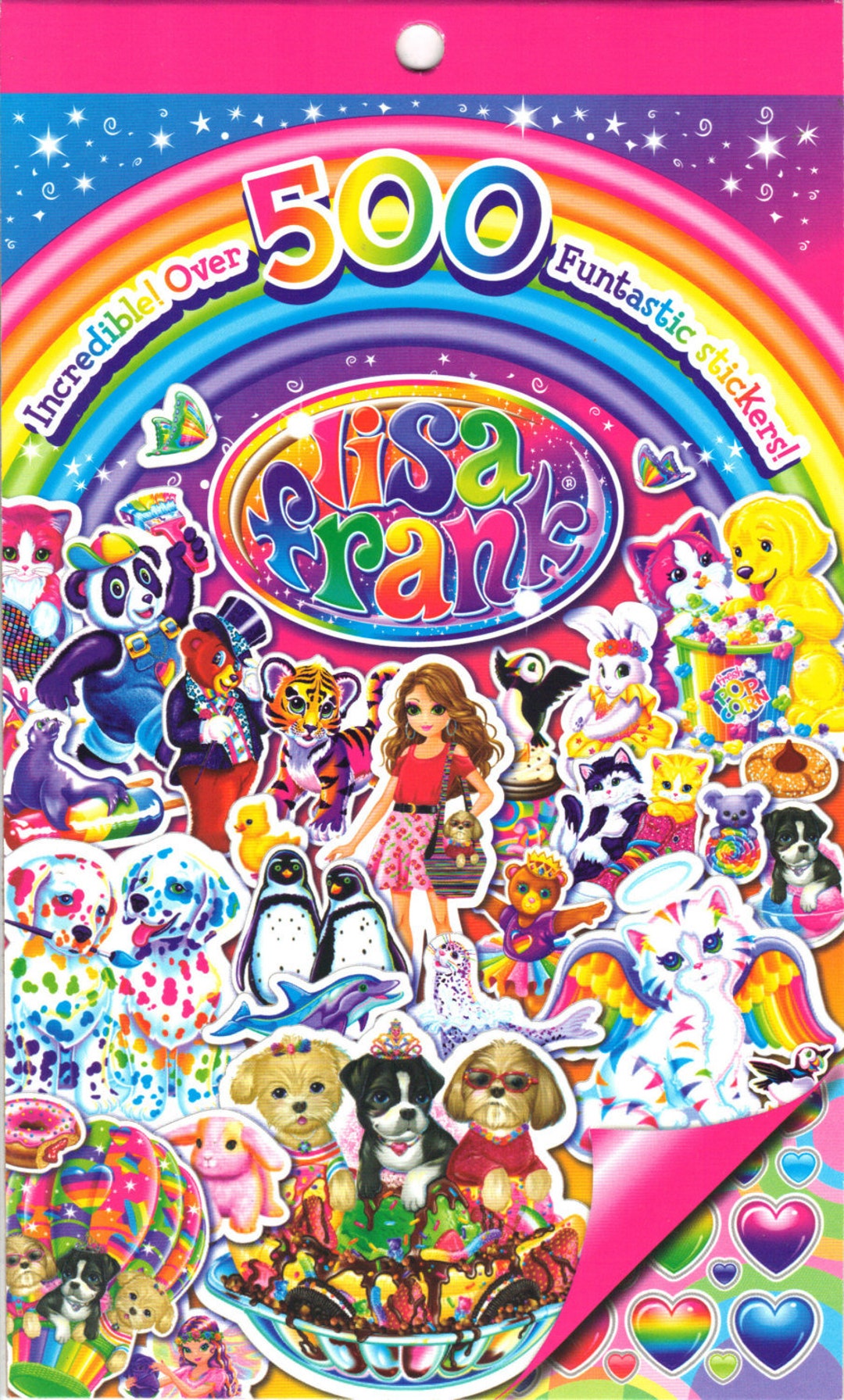 Lisa Frank Sticker Booklet Incredible Over 500 Funtastic - Etsy